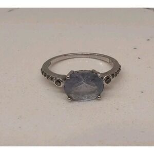 NVC Sterling Silver 925 Topaz Ring‎ Size 7
